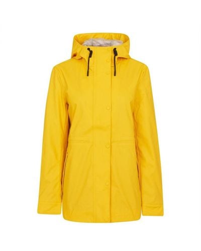 HUNTER Rubberised Mac Jacket Pu - Yellow