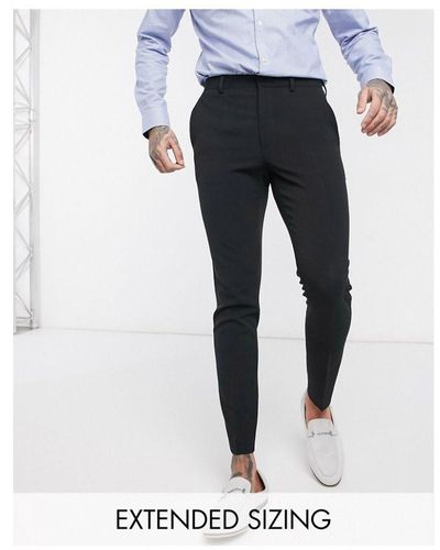 ASOS Super Skinny Smart Trouser - Blue