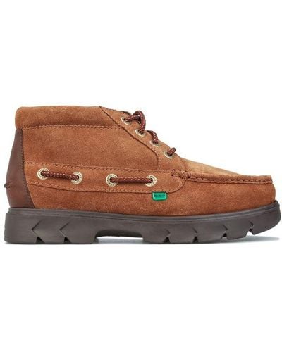 Kickers Lennon Leather Boots - Brown