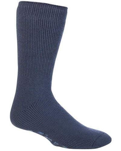 Heat Holders Thermal Slipper Socks - Blue