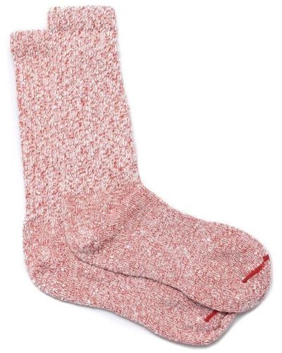 Red Wing Cotton Wagg Sokken Voor Boots Met Versterkte Teen Voor , Rood - Roze