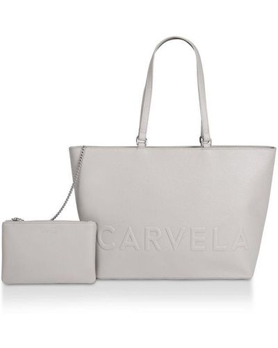 Carvela Kurt Geiger Frame Winged Shopper Bag - White