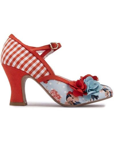 Ruby Shoo Imelda Shoes Textile - Red