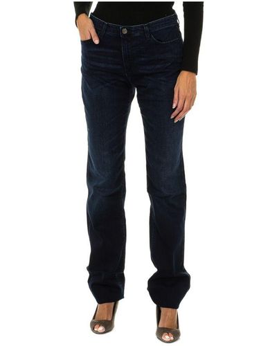 Armani Lange Broek Jeans - Zwart