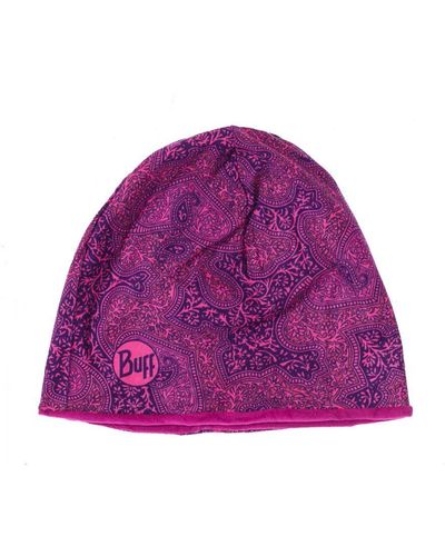 Buff Fleece-Lined Hat 120400 - Purple