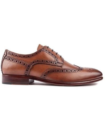 Sole Doughty Brogue Shoes Leather - Brown