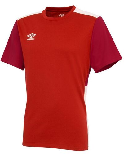 Umbro Contrast Training Jersey - Red