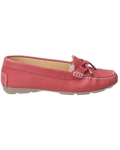 Hush Puppies Vrouwen/ Maggie Slip On Moccasin (rood)