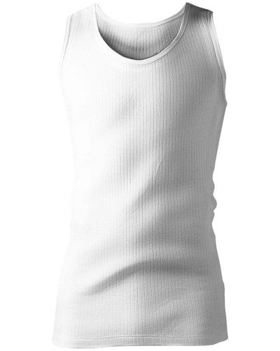 Heat Holders Cotton Thermal Underwear Sleeveless Vest - Grey
