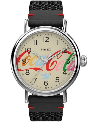 Timex Coca-Cola Unity Collection Watch Tw2V26000 Fabric - Grey