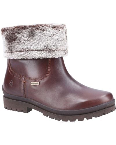 Hush Puppies Alice Ladies Ankle Boots - Brown