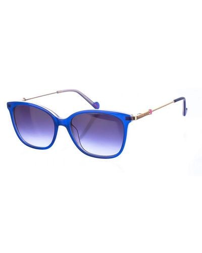 Liu Jo Acetate Sunglasses With Oval Shape Lj3606S - Blue