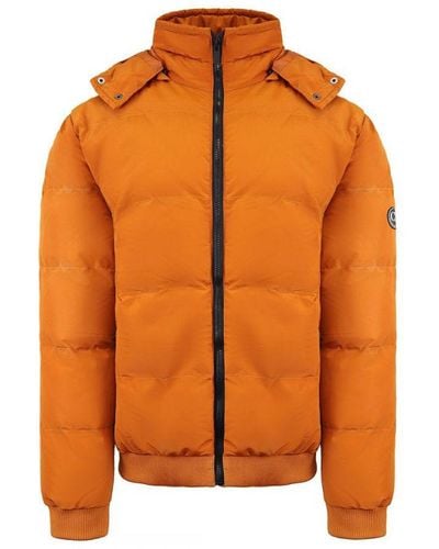Criminal Damage Covent Orange Puffer Jacket