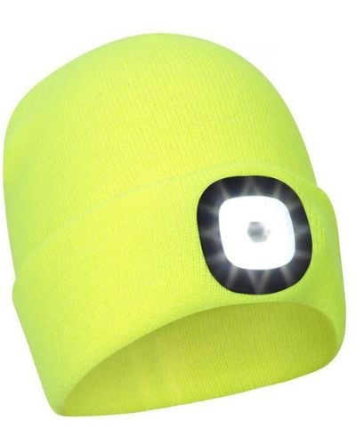 Mountain Warehouse Highlands Torch Beanie (Lime) - Yellow