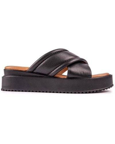 Sole Nova Flatform Sandals - Brown