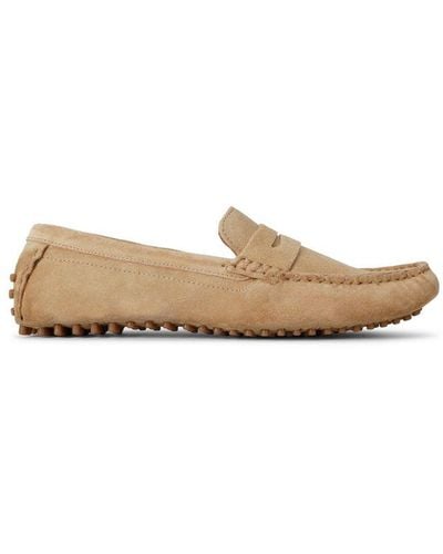 KG by Kurt Geiger Suede Rocky Loafers - Natural