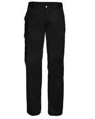 Russell Polycotton Twill Trouser / Trousers - Black