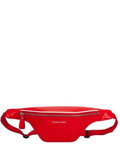 Claudia Canova Rocklit Sport Bum Bag - Red