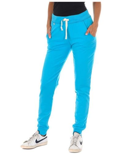 Met Trousers Nora Cotton - Blue