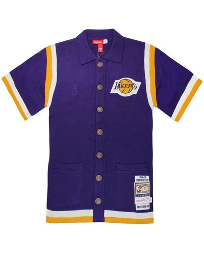 Mitchell & Ness X Clot M&N La Lakers Kobe Bryant Shirt - Blue