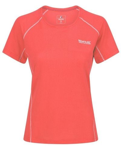 Regatta Devote Ii T-shirt (neon Peach) - Roze
