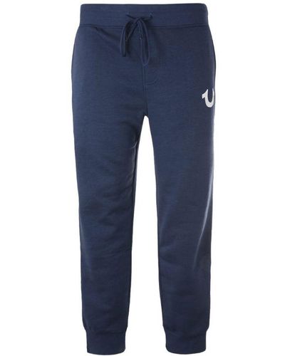 True Religion Horseshoe Logo Joggers - Blue