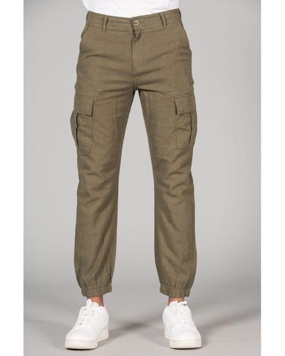 Tokyo Laundry Linen Blend Cargo-Style Trousers - Grey