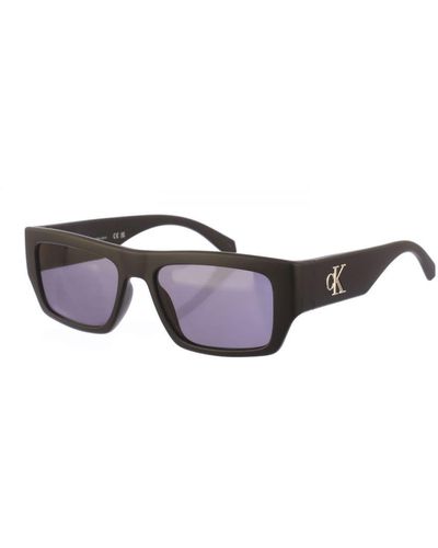 Calvin Klein Acetate Sunglasses With Rectangular Shape Ckj22635S - Black