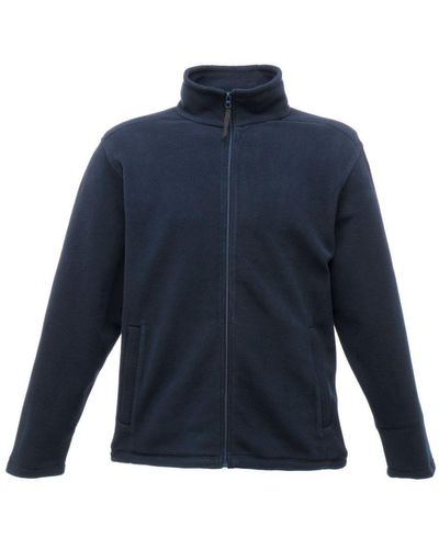 Regatta Plain Micro Fleece Full Zip Vest (lite Laag) (navy) - Blauw