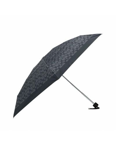 COACH Uv Signature Mini Umbrella - Grey