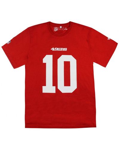 Fanatics Nfl San Francisco 49Ers Jimmy Garoppolo 10 T-Shirt - Red