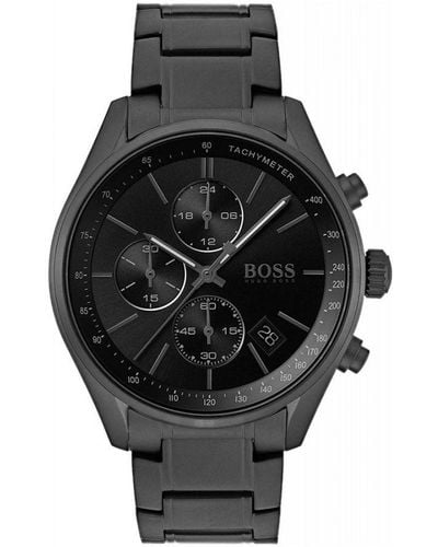 BOSS Grand Prix Chronograaf Horloge 1513676 - Zwart