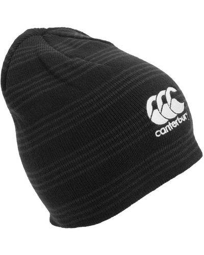 Canterbury Team Winter Beanie Hat (zwart/wit)