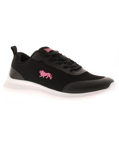 Lonsdale London Trainers Helmsdale Lace Up - Black