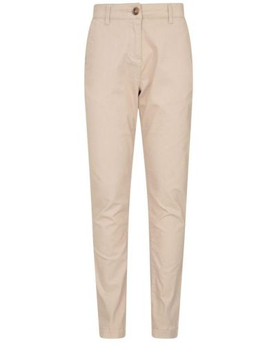 Mountain Warehouse Ladies Bay Organic Stretch Trousers () - Natural