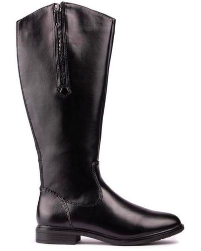 Jana Side Zip Boots - Black