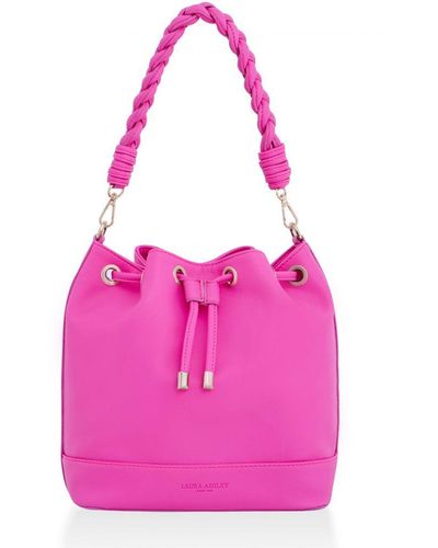 Laura Ashley Fuchsia Bucket Bag - Pink