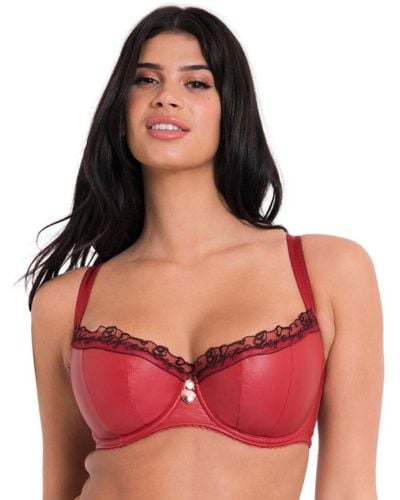 Curvy Kate St034105 Key To My Heart Padded Half Cup Bra - Red