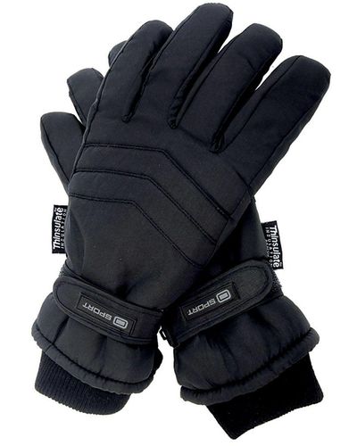 Thinsulate 3M 40 Gram Thermal Insulated Waterproof Ski Gloves - Blue