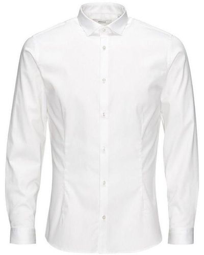 Jack & Jones Overhemd Met Lange Mouwen - Wit