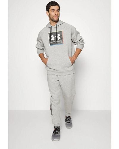 Under Armour Rivel Graphic Tracksuit - White