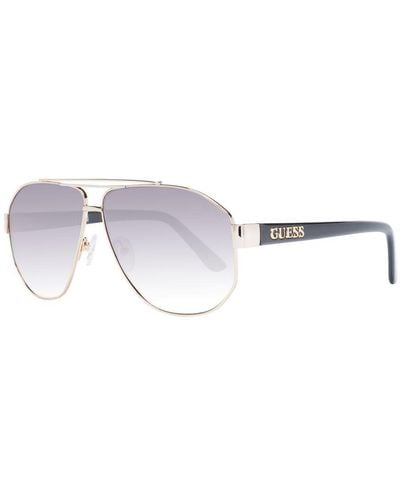 Guess Aviator Sunglasses With Gradient Lenses - White