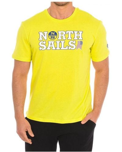 North Sails Short Sleeve T-shirt 9024110 Man - Yellow