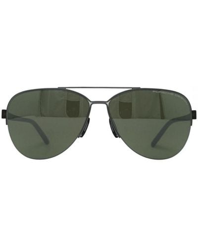 Porsche Design P8676 C 60 Sunglasses - Green