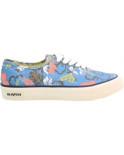 Seavees Legend Beachcomber Shoes Canvas (Archived) - Blue