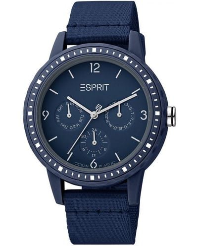 Esprit Watch Es1l284l0025 - Blauw