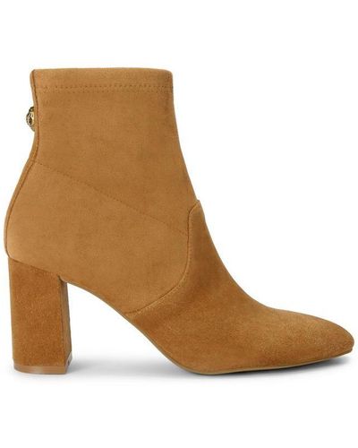 Kurt Geiger Suede Langley 80 Ankle Boots - Brown