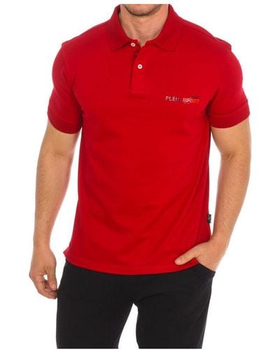 Philipp Plein Pips511 Short-Sleeved Polo Shirt - Red