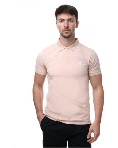 Timberland Millers River Poloshirt In Roze