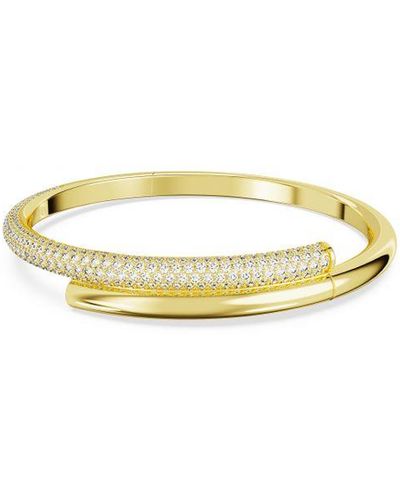 Swarovski 'Dextera' Plated Metal Bracelet - Yellow